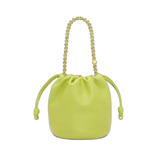 Flamenco purse bucket in mellow nappa lambskin