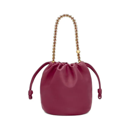 Flamenco purse bucket in mellow nappa lambskin