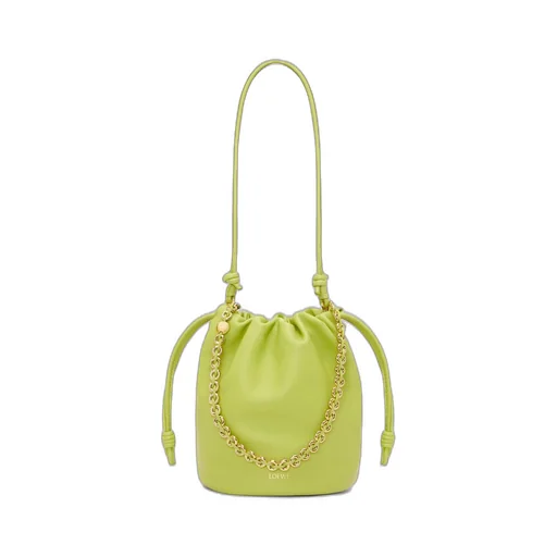 Flamenco purse bucket in mellow nappa lambskin
