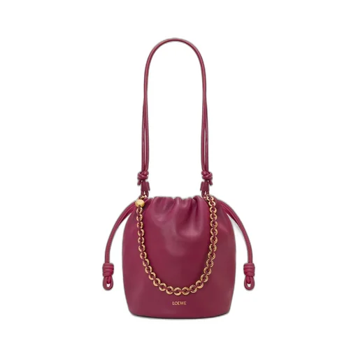 Flamenco purse bucket in mellow nappa lambskin