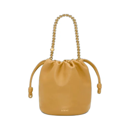 Flamenco purse bucket in mellow nappa lambskin