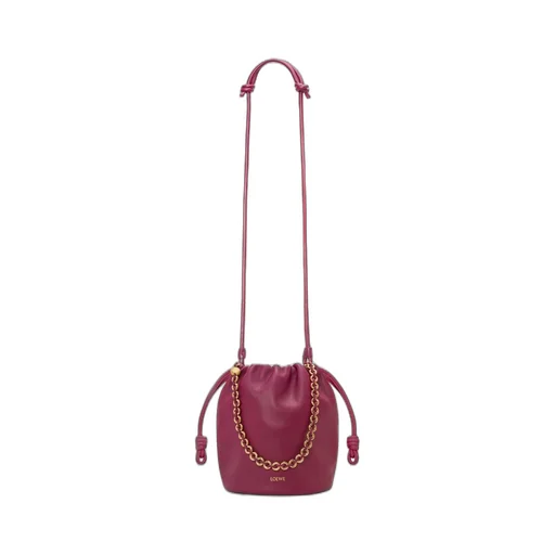 Flamenco purse bucket in mellow nappa lambskin