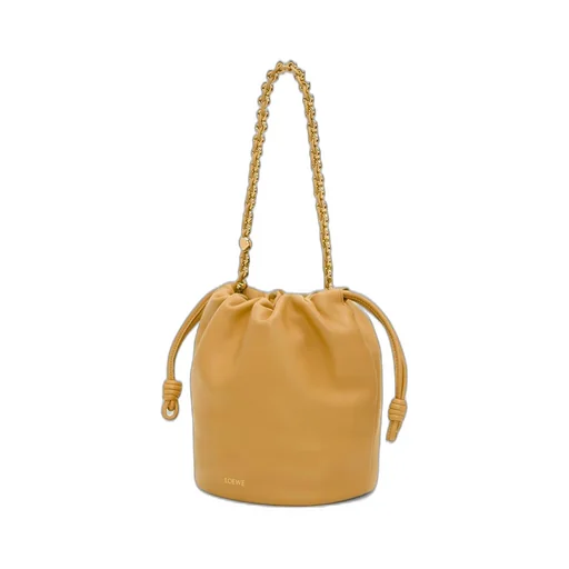 Flamenco purse bucket in mellow nappa lambskin