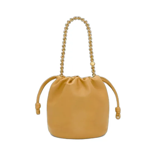 Flamenco purse bucket in mellow nappa lambskin
