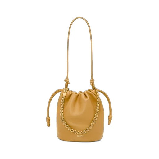Flamenco purse bucket in mellow nappa lambskin