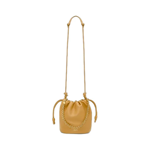 Flamenco purse bucket in mellow nappa lambskin