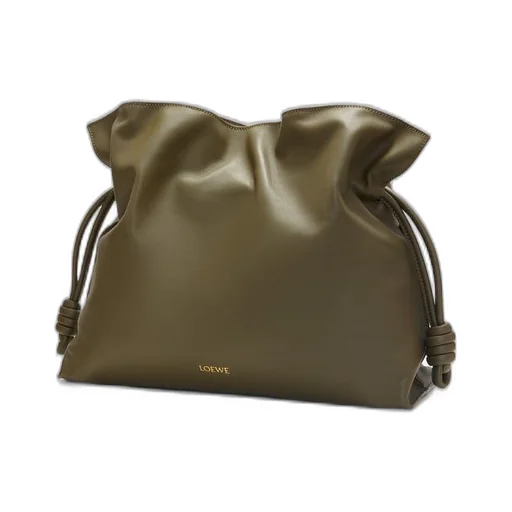 Large Flamenco clutch in nappa calfskin