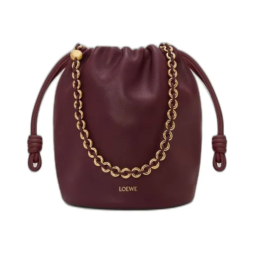 Flamenco purse bucket in mellow nappa lambskin