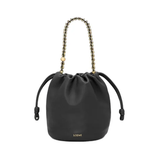 Flamenco purse bucket in mellow nappa lambskin
