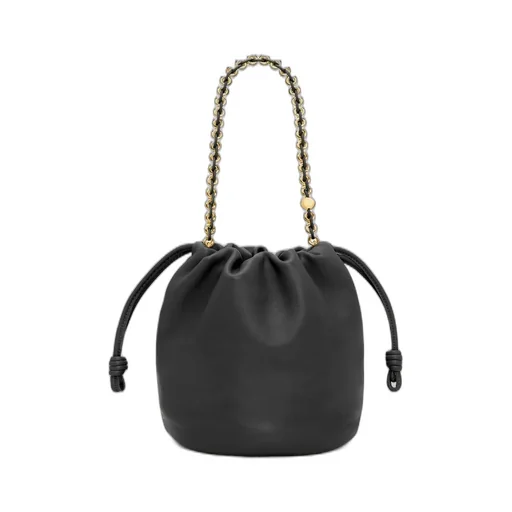 Flamenco purse bucket in mellow nappa lambskin