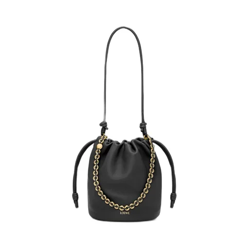 Flamenco purse bucket in mellow nappa lambskin