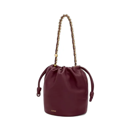 Flamenco purse bucket in mellow nappa lambskin