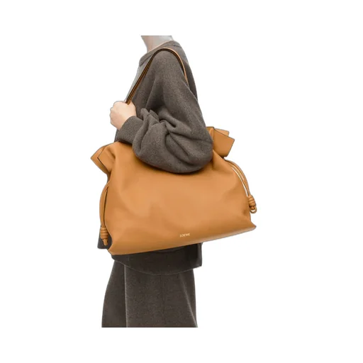 XL Flamenco clutch in nappa calfskin