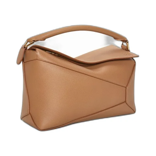 Puzzle bag in soft grained calfskin