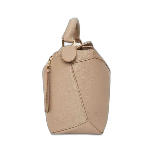 Puzzle bag in soft grained calfskin