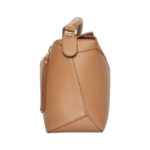 Puzzle bag in soft grained calfskin