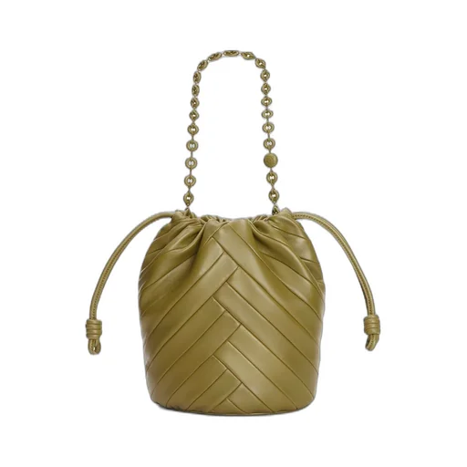 Flamenco Purse Bucket bag in mellow nappa lambskin