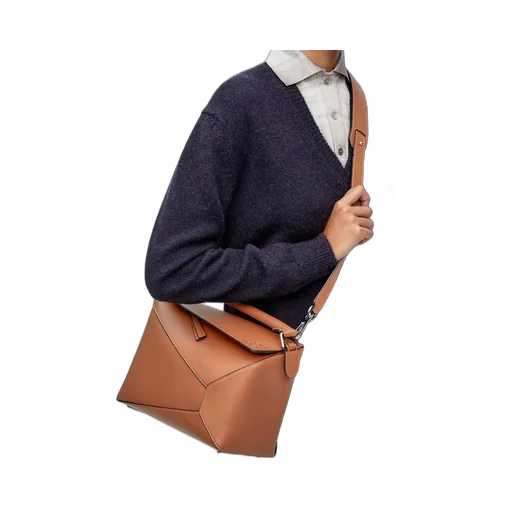 Puzzle bag in classic calfskin
