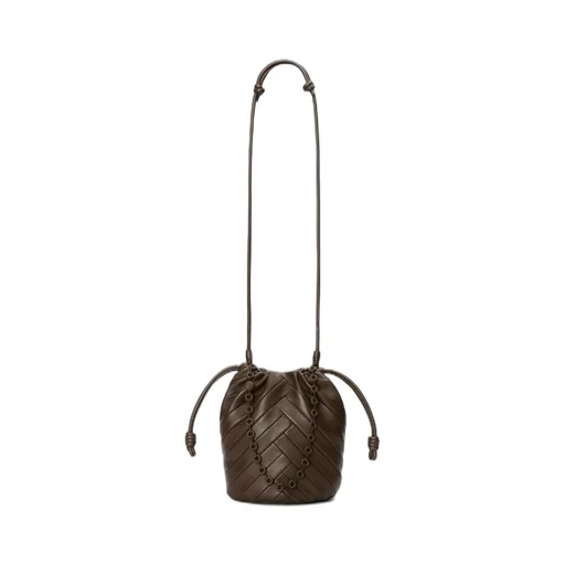 Flamenco Purse Bucket bag in mellow nappa lambskin