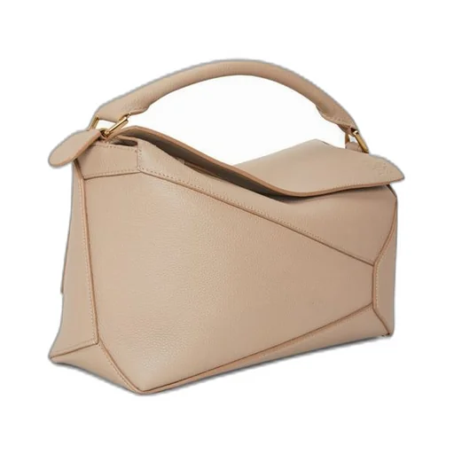 Puzzle bag in soft grained calfskin
