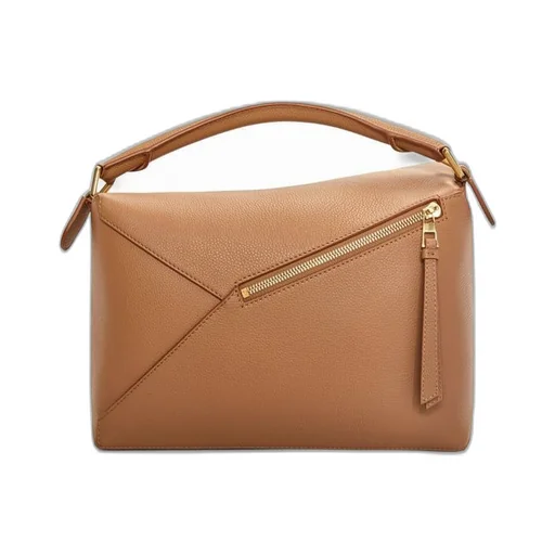 Puzzle bag in soft grained calfskin