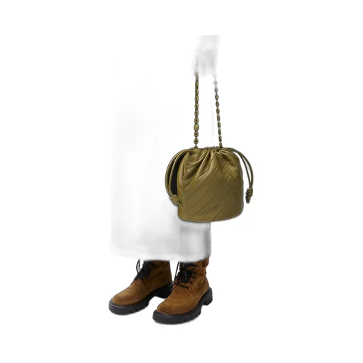 Flamenco Purse Bucket bag in mellow nappa lambskin
