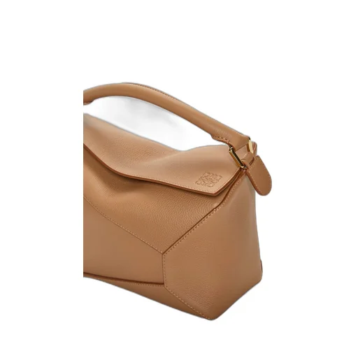 Puzzle bag in soft grained calfskin