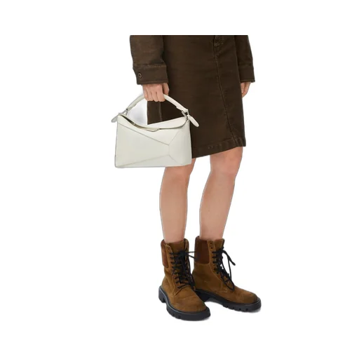 Small Puzzle bag in soft grained calfskin