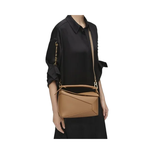 Small Puzzle bag in soft grained calfskin