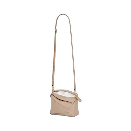 Mini Puzzle bag in soft grained calfskin