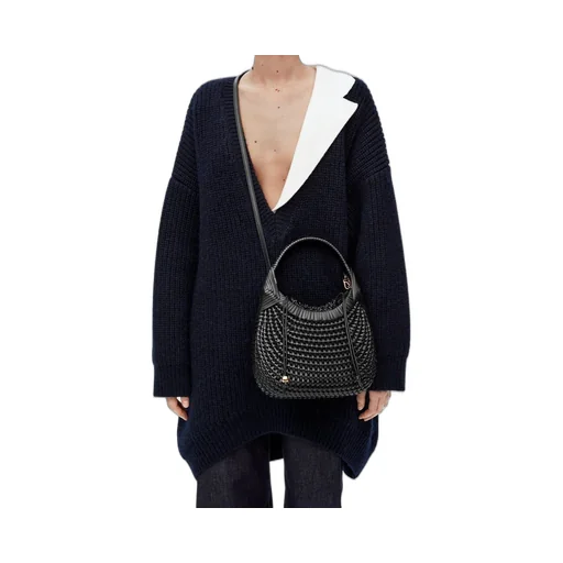 Diamond Hobo bag in calfskin