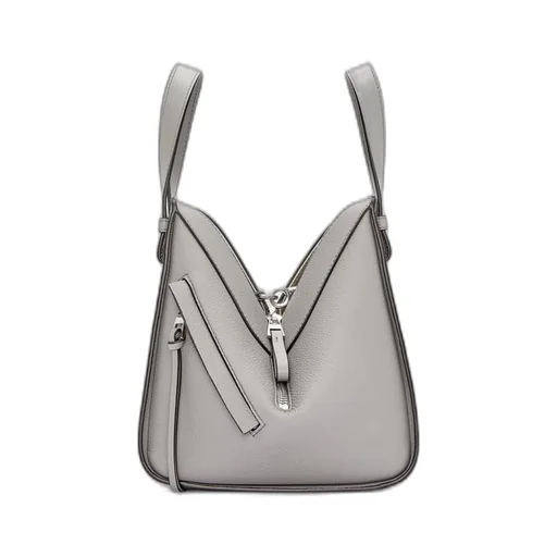 Compact Hammock bag in soft grained calfskin