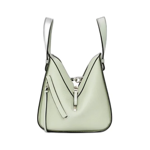 Compact Hammock bag in soft grained calfskin
