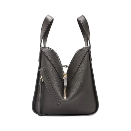 Compact Hammock bag in soft grained calfskin