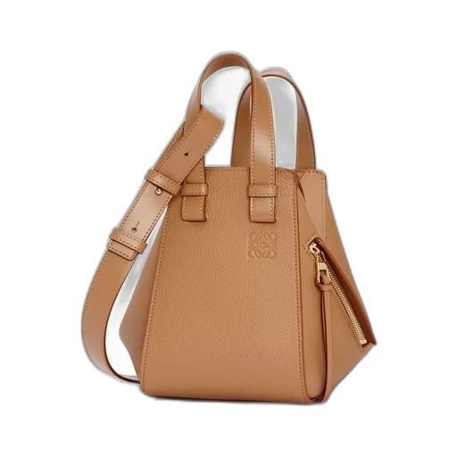 Compact Hammock bag in soft grained calfskin