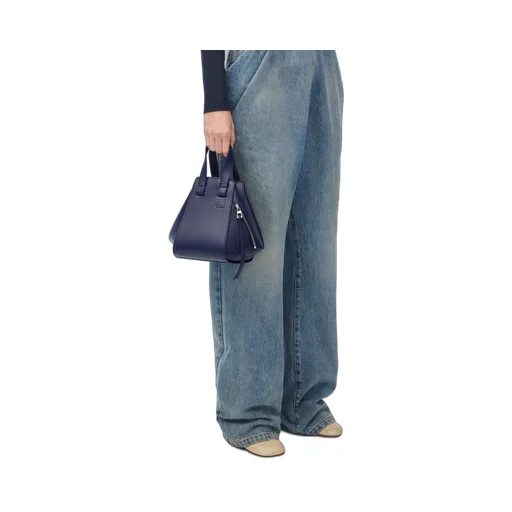 Compact Hammock bag in satin calfskin