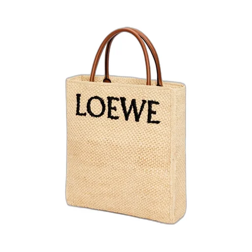 Standard A4 Tote bag in raffia