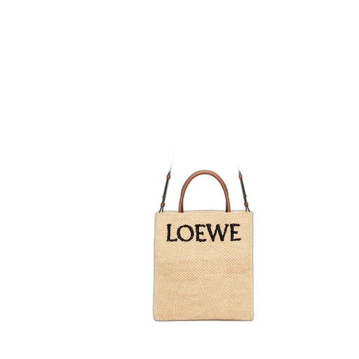 Standard A4 Tote bag in raffia