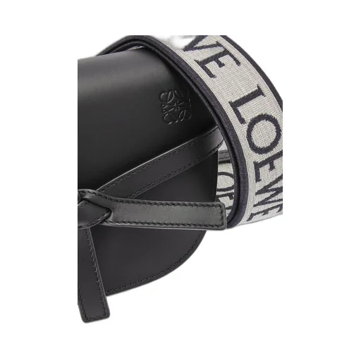 Mini Gate Dual bag in soft calfskin and jacquard