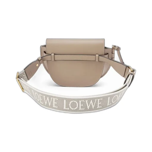 Mini Gate Dual bag in soft calfskin and jacquard