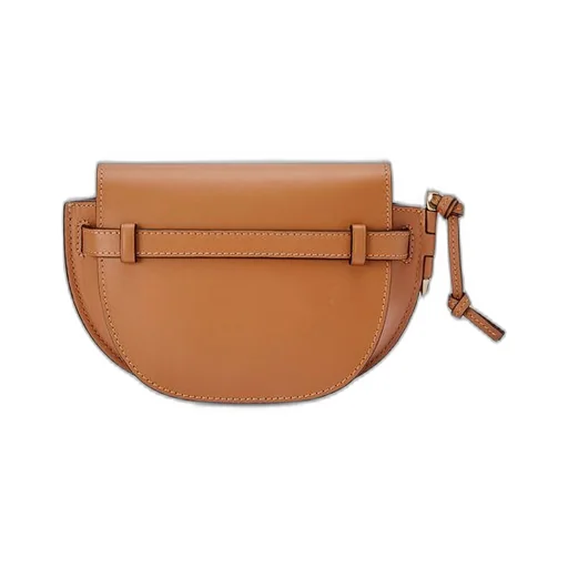 Mini Gate Dual bag in soft calfskin and jacquard