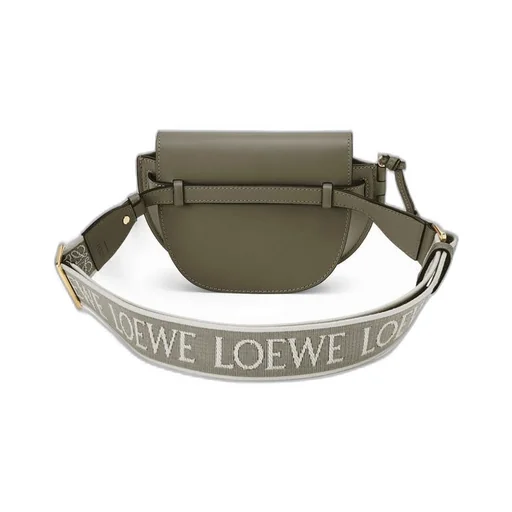 Mini Gate Dual bag in soft calfskin and jacquard