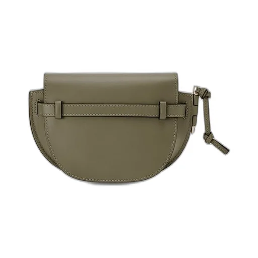 Mini Gate Dual bag in soft calfskin and jacquard