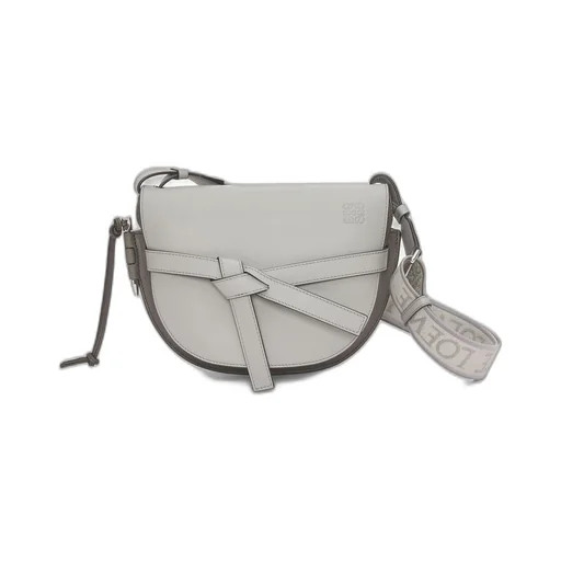 Small Gate Dual bag in soft calfskin and jacquard