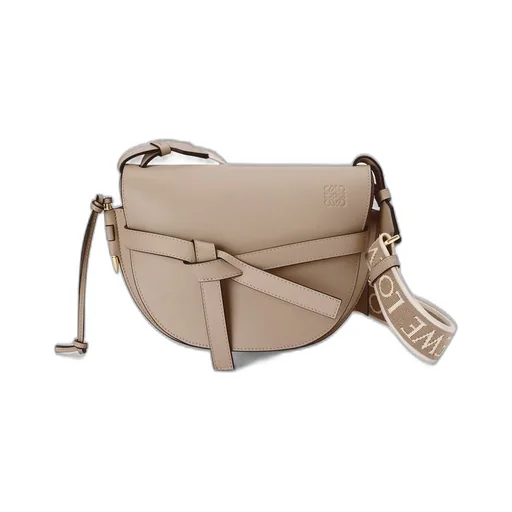 Small Gate bag in soft calfskin and jacquard