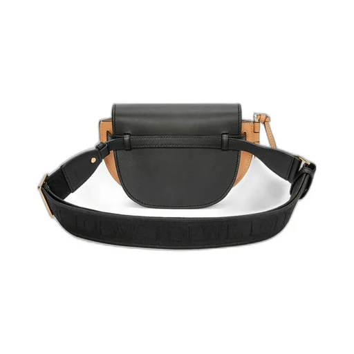Mini Gate Dual bag in soft calfskin and jacquard