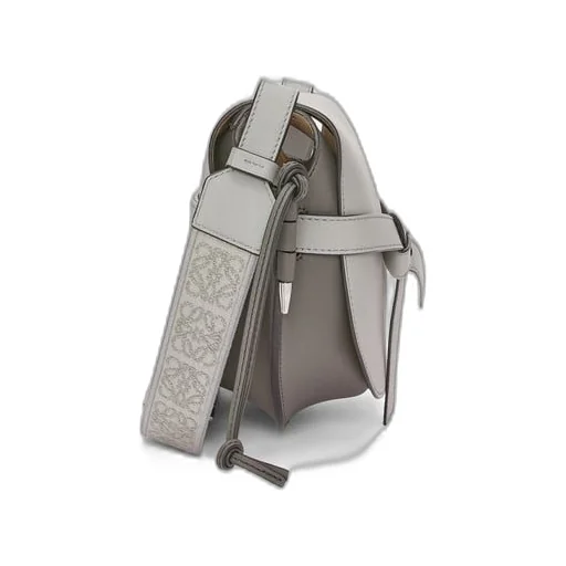 Small Gate Dual bag in soft calfskin and jacquard