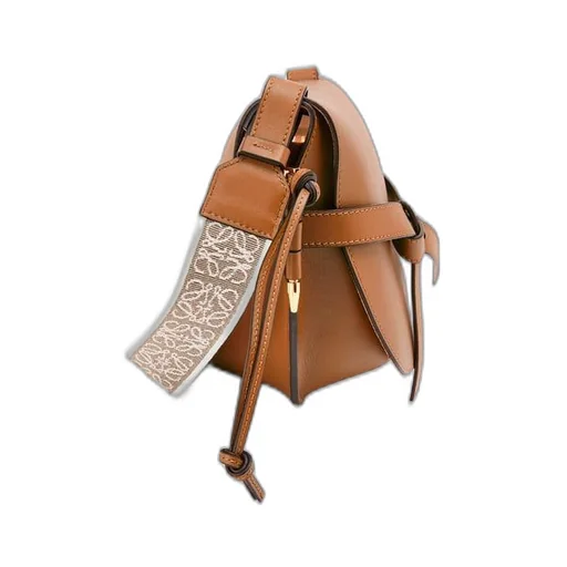 Small Gate bag in soft calfskin and jacquard
