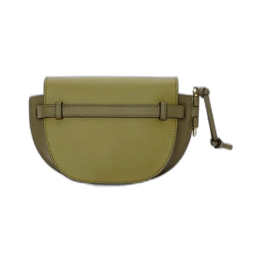Mini Gate Dual bag in soft calfskin and jacquard