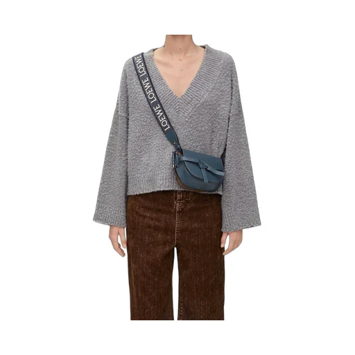 Mini Gate Dual bag in soft calfskin and jacquard